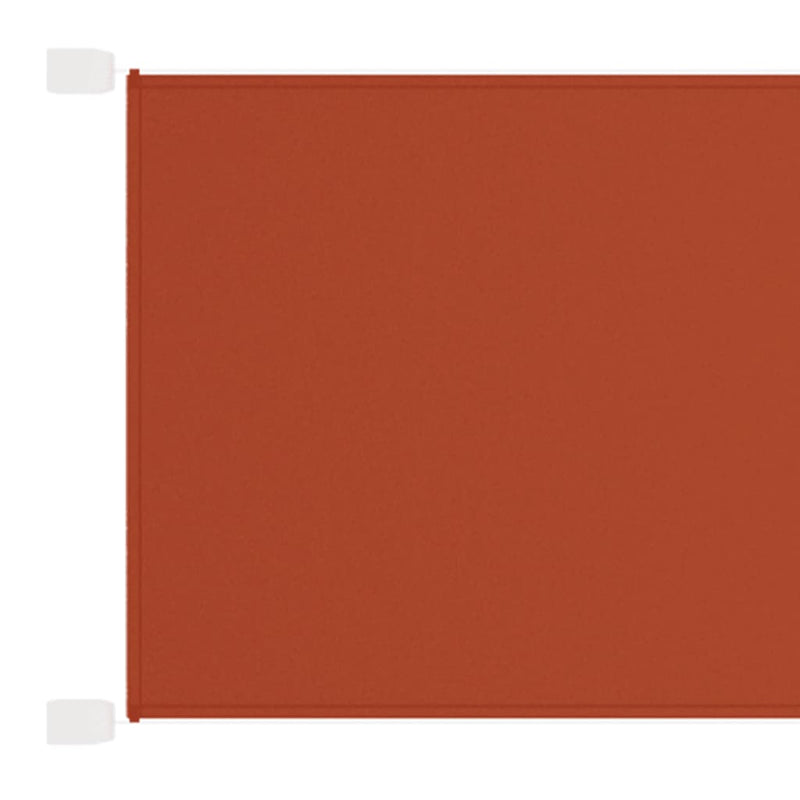 vidaXL Vertical Windbreak Oxford Fabric 140x360 cm Terracotta - Image 3 of 11