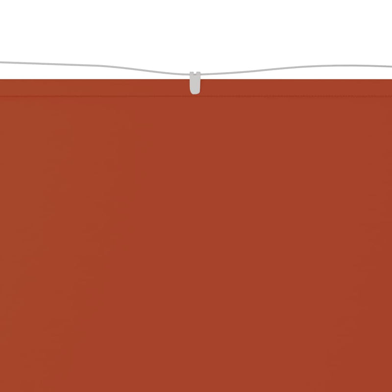 vidaXL Paravientos Vertical de Tejido Oxford 140 x 420 cm Terracota - Image 6 of 11