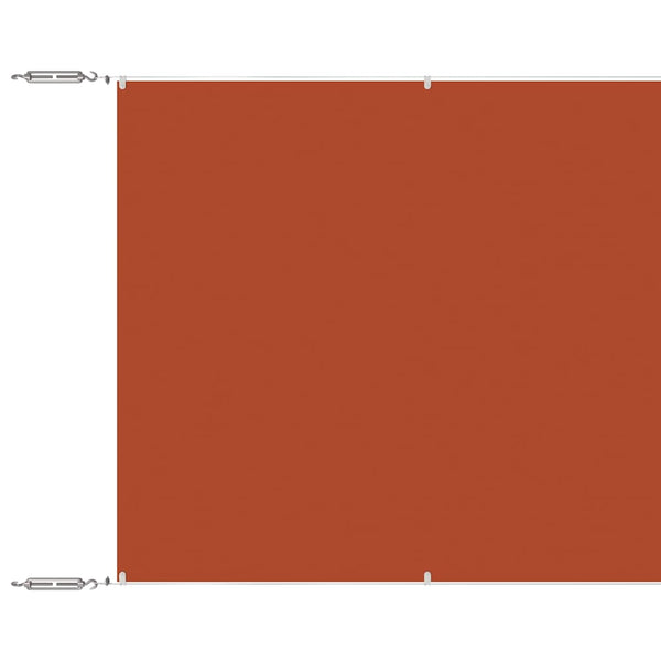 Paravento Verticale in Tessuto Oxford 140 x 800 cm Terracotta - immagine 2 | SolPatio