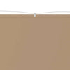 vidaXL Vertical Oxford Fabric Screen 60x1200 cm Taupe - Image 3 of 6