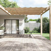 vidaXL Vertical Oxford Fabric Screen 60x1200 cm Taupe - Image 1 of 6