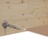 vidaXL Paravento Verticale in Tessuto Oxford 100x1000 cm Tortora - Image 8 of 12