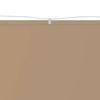 vidaXL Vertical Windbreak, Oxford Fabric, 140x420 cm, Taupe Grey - Image 6 of 11