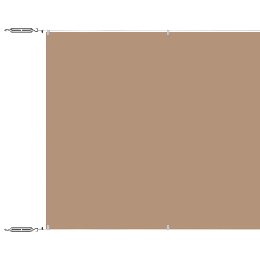 vidaXL Paravento Verticale Tessuto Oxford 140x600 cm Grigio Talpa - Image 3 of 12