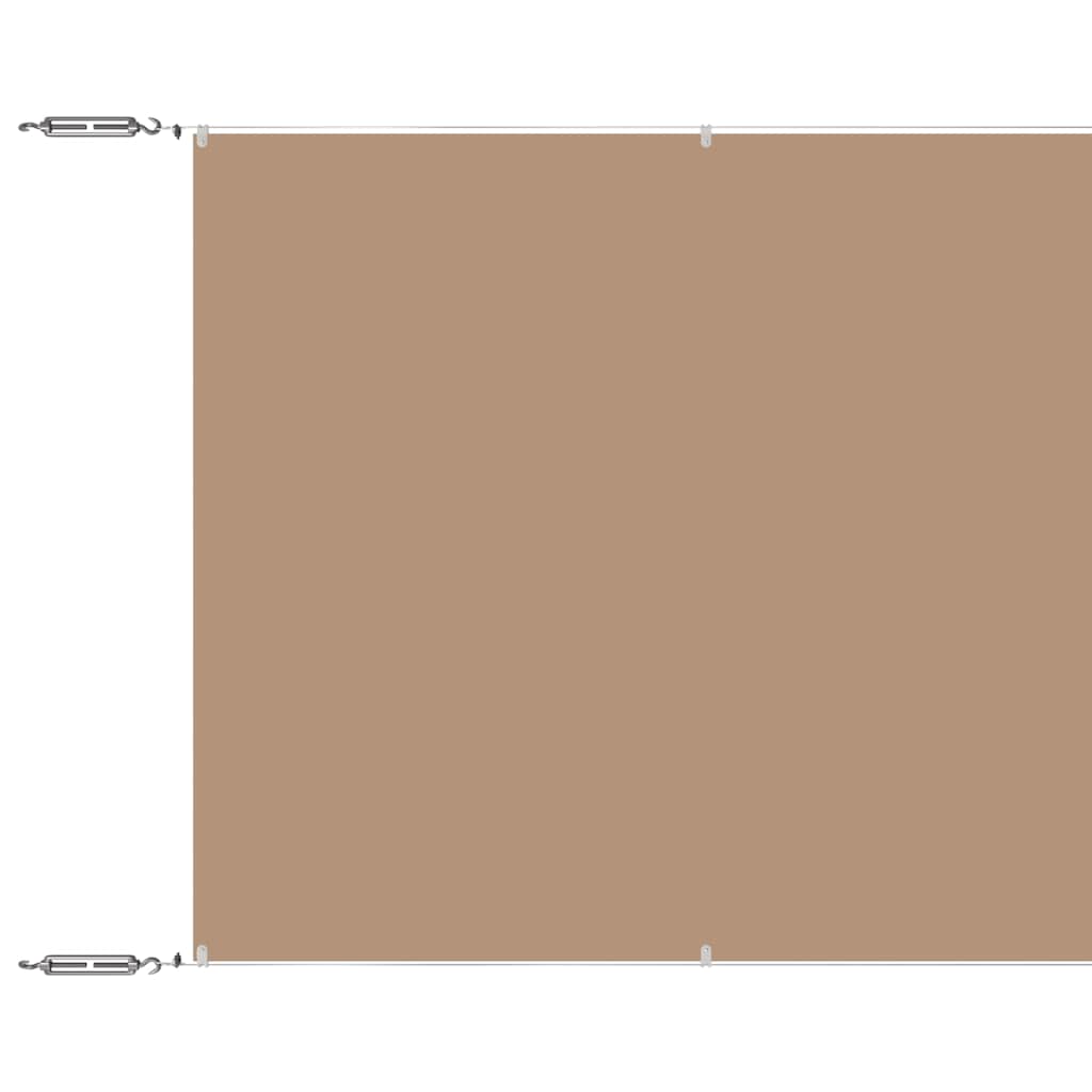 vidaXL Paravento Verticale Tessuto Oxford 140x600 cm Grigio Talpa - Image 4 of 12