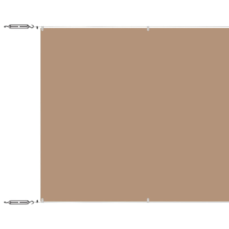 vidaXL Paravento Verticale Tessuto Oxford 140x600 cm Grigio Talpa - Image 4 of 12