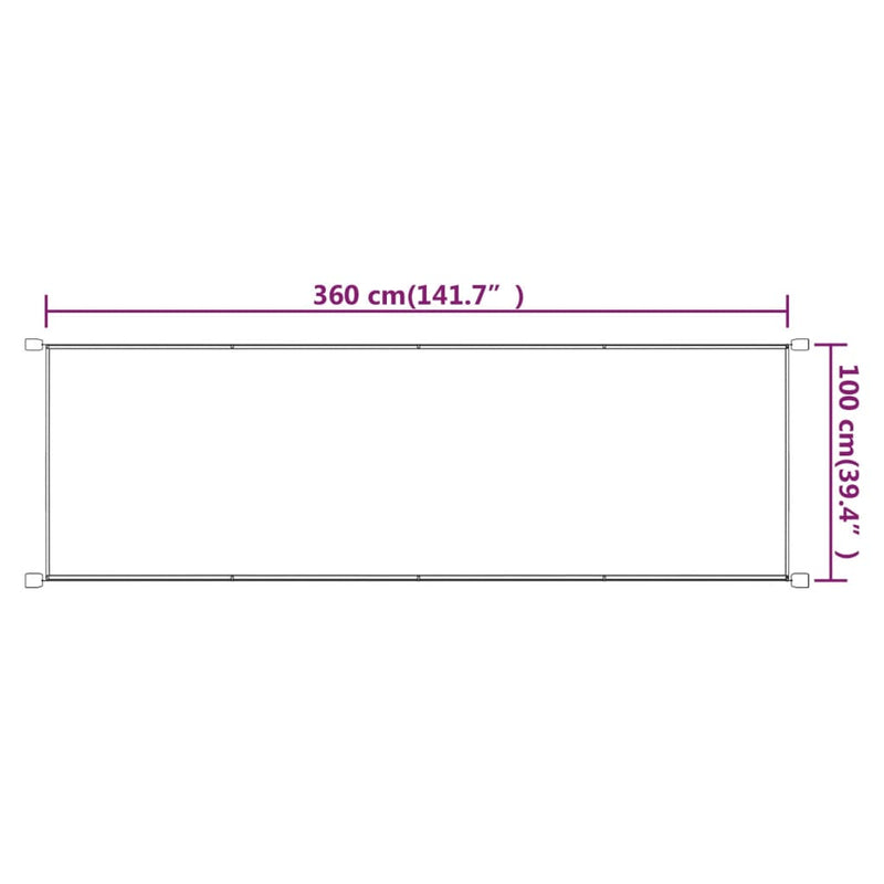 Paravento Verticale Blu 100×360 cm in Tessuto Oxford - Image 5 of 5
