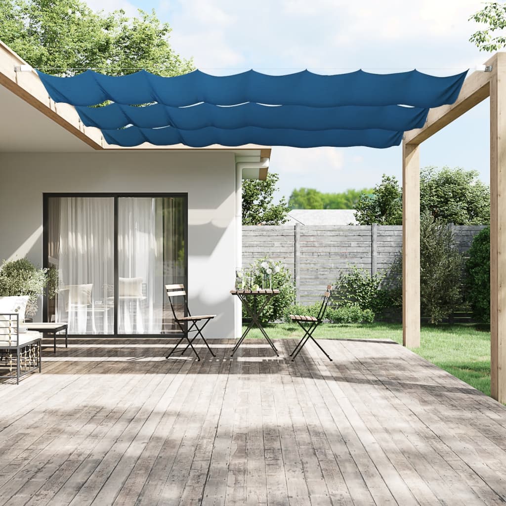 vidaXL Paravento Verticale Blu 100x360 cm in Tessuto Oxford - Image 1 of 5