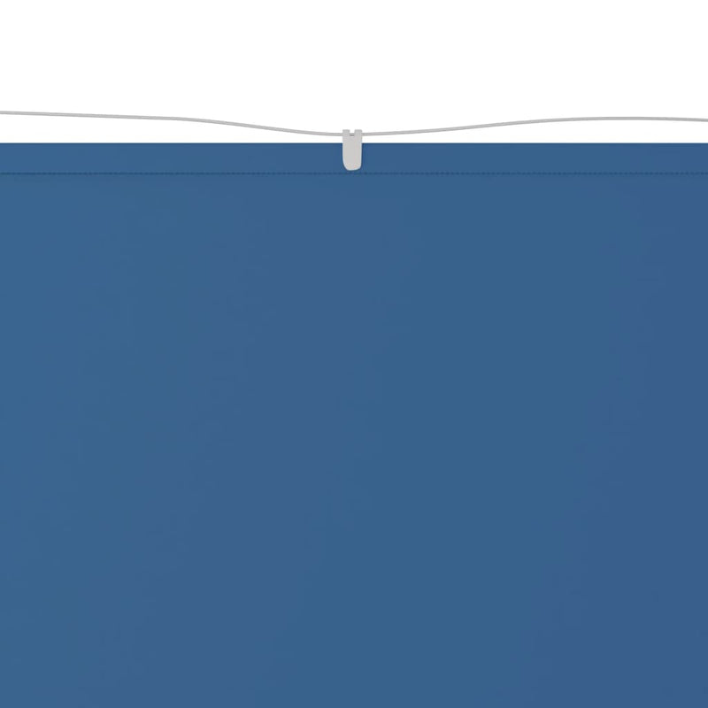 vidaXL Parasol vertical de tela Oxford 60 x 420 cm Azul - Image 6 of 10