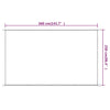 vidaXL Paravento Verticale in Tessuto Oxford UV 250x360 cm Blu - Image 5 of 5