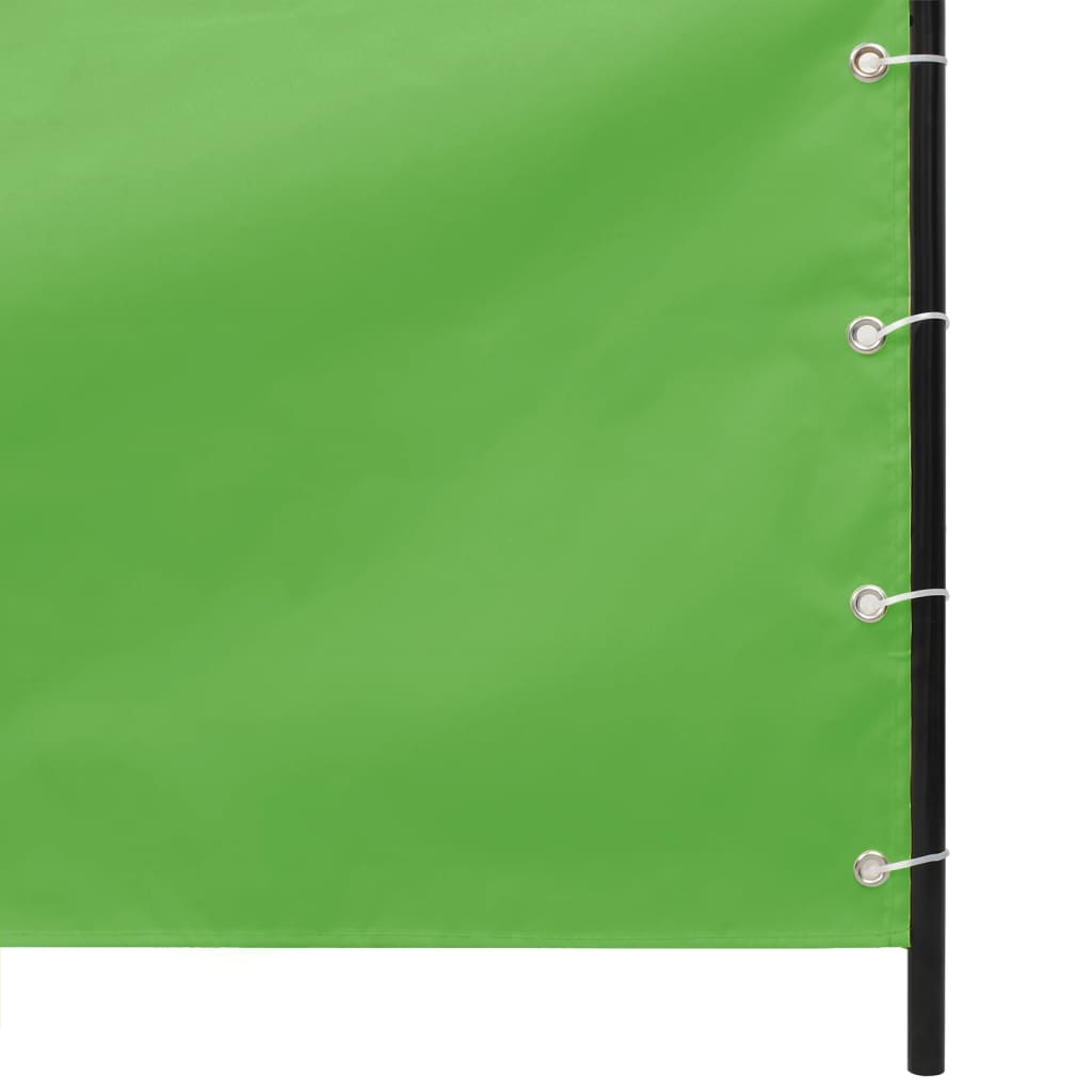 Paravento per Balcone Tessuto Oxford 80×240 cm Verde Chiaro - Image 2 of 4