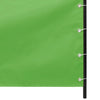 vidaXL Paravento per Balcone Verde Chiaro 80x240 cm in Tessuto Oxford - Image 2 of 4