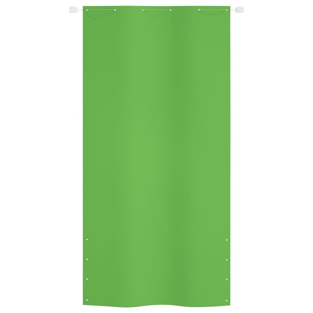 vidaXL Balcony Screen, Water-Resistant Oxford Fabric, 120x240 cm, Light Green - Image 1 of 12