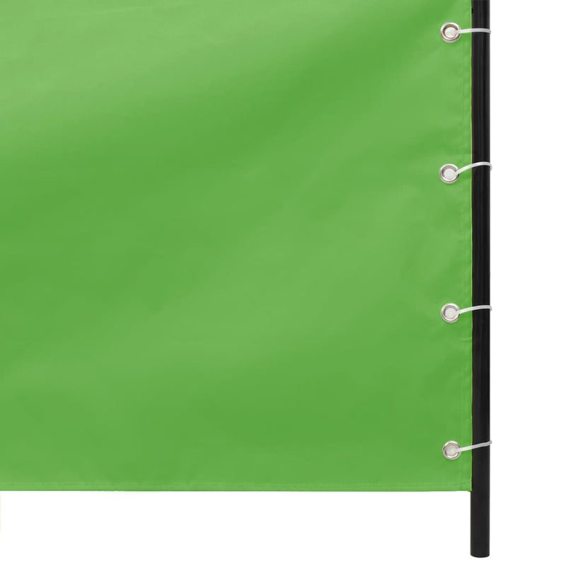 vidaXL Balcony Screen, Water-Resistant Oxford Fabric, 120x240 cm, Light Green - Image 4 of 12
