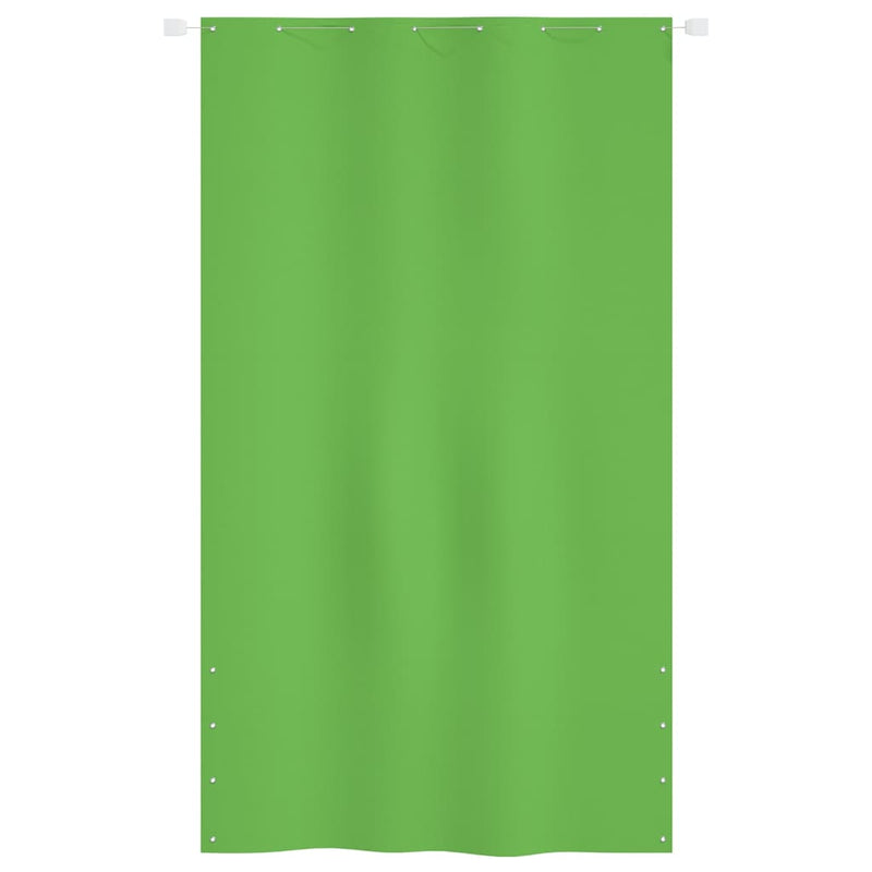 vidaXL Balcony Screen, Water-Resistant Oxford Fabric, 120x240 cm, Light Green - Image 3 of 12
