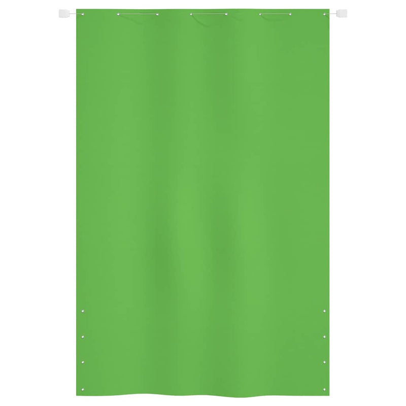 vidaXL Balcony Screen, Water-Resistant Oxford Fabric, 120x240 cm, Light Green - Image 2 of 12