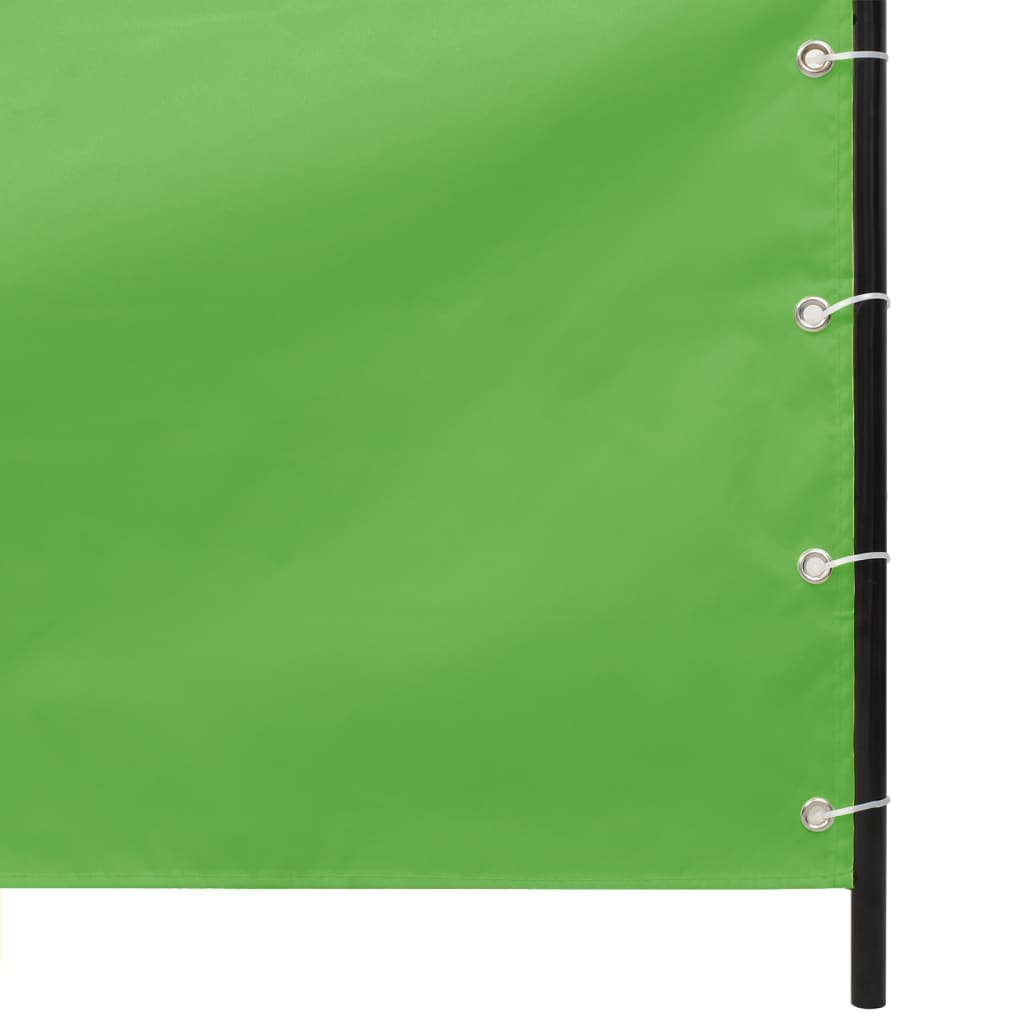 vidaXL Balcony Screen, Water-Resistant Oxford Fabric, 120x240 cm, Light Green - Image 5 of 12