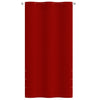 vidaXL Cortavientos para Balcón de Tejido Oxford Resistente al Agua y UV, 120x240 cm, Rojo - Image 1 of 6