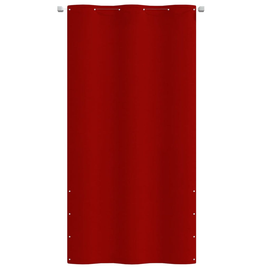 Paravento per Balcone in Tessuto Oxford Resistente all'Acqua e UV, 120x240 cm, Rosso - immagine 1 | SolPatio