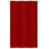 vidaXL Cortavientos para Balcón de Tejido Oxford Resistente al Agua y UV, 120x240 cm, Rojo - Image 2 of 6