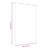 vidaXL Paravento per Balcone Rosso 140x240 cm in Tessuto Oxford - Image 3 of 3