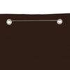 Paravento per Balcone Marrone 140x240 cm in Tessuto Oxford - immagine 2 | SolPatio - Image 2 of 3