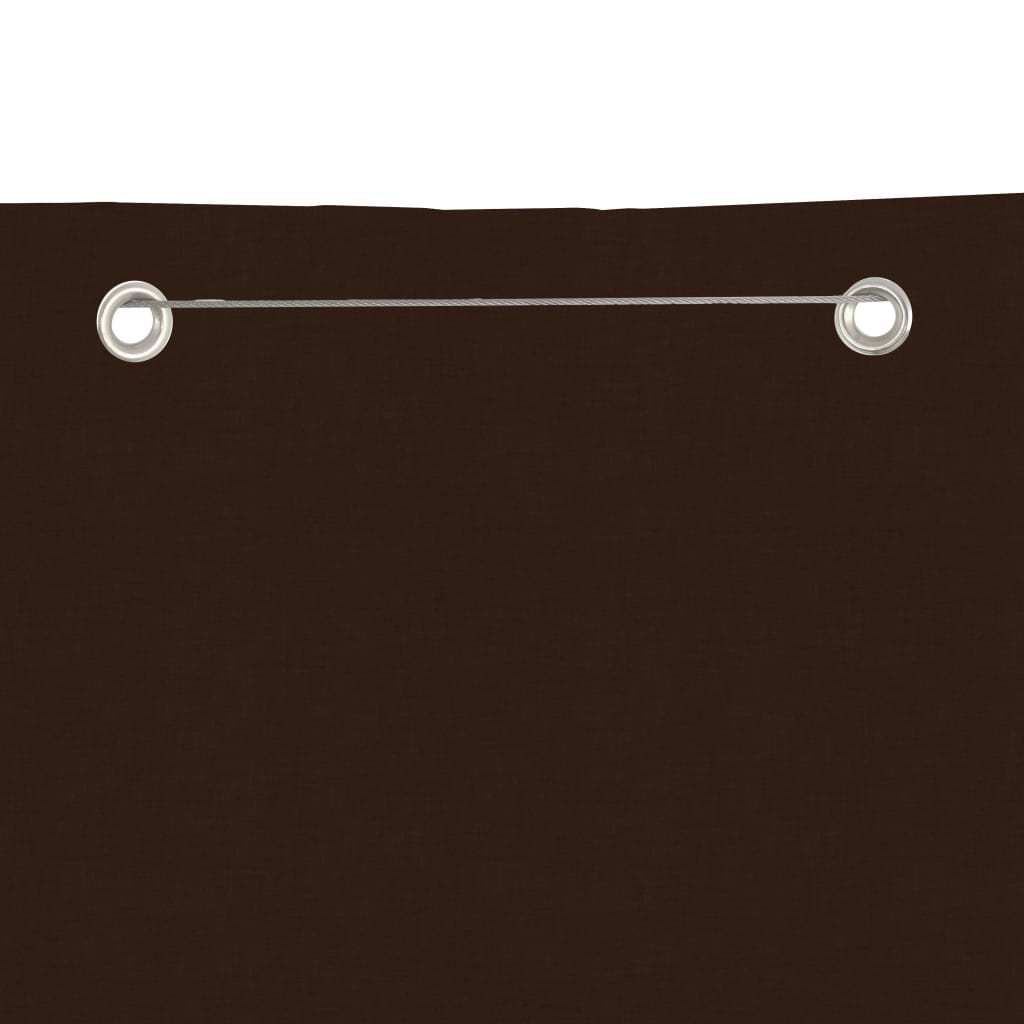 Paravento per Balcone Marrone 140x240 cm in Tessuto Oxford - immagine 2 | SolPatio - Image 2 of 3