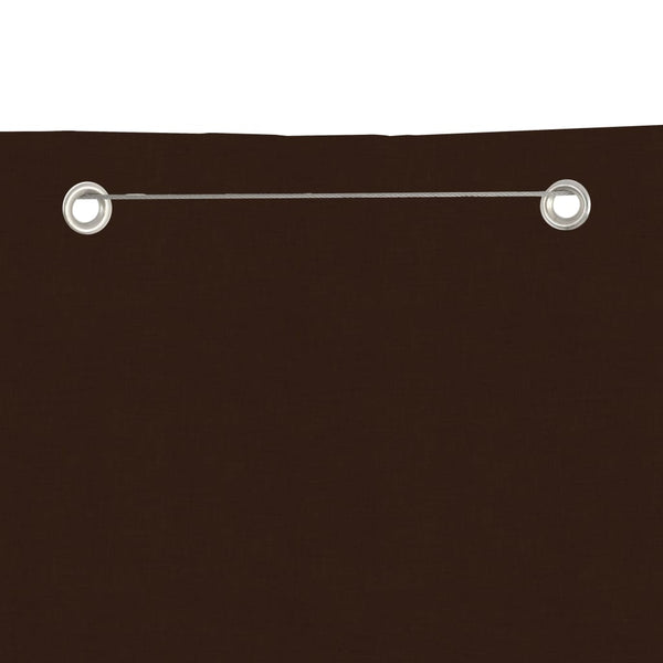 Paravento per Balcone Marrone 140x240 cm in Tessuto Oxford - immagine 2 | SolPatio