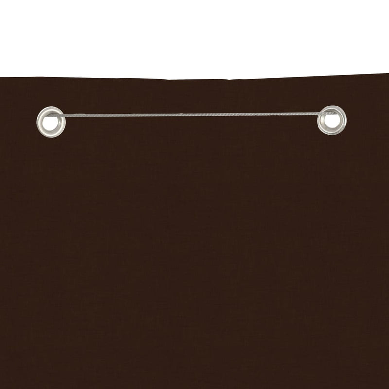 Paravento per Balcone Marrone 140x240 cm in Tessuto Oxford - immagine 2 | SolPatio - Image 2 of 3