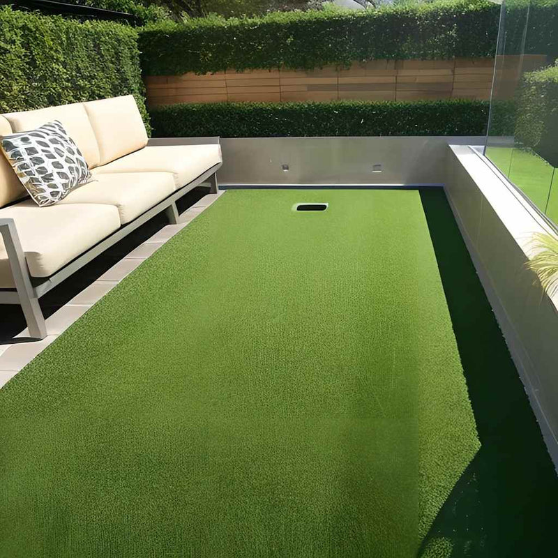 vidaXL Prato Artificiale Polipropilene (PP) Altezza pelo 7-9 mm 1 x 8 m Verde - Image 5 of 10
