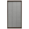 vidaXL Zanzariera Plissettata Finestre in Alluminio Marrone 80x160 cm - Image 4 of 6
