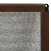 vidaXL Zanzariera Plissettata Finestre in Alluminio Marrone 80x160 cm - Image 5 of 6