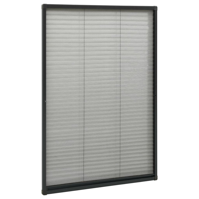 Zanzariera Plissettata Finestre Alluminio Antracite 120x120 cm - immagine 3 | SolPatio - Image 3 of 6