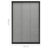 Zanzariera Plissettata Finestre Alluminio Antracite 120x120 cm - immagine 6 | SolPatio - Image 6 of 6