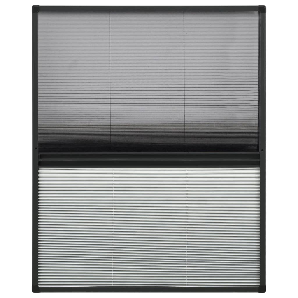 vidaXL Zanzariera Plissettata in Alluminio 60x80 cm con Tendina - Image 2 of 6