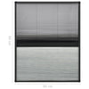 vidaXL Zanzariera Plissettata in Alluminio 60x80 cm con Tendina - Image 6 of 6