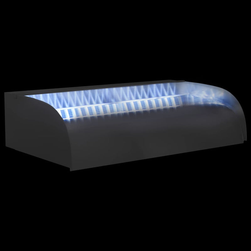 SolPatio Cascada con LED en Acero Inoxidable 304 45x34x14 cm Plata - Image 11 of 22