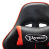 vidaXL Sedia da Gaming Rossa e Nera in Similpelle - Image 4 of 6