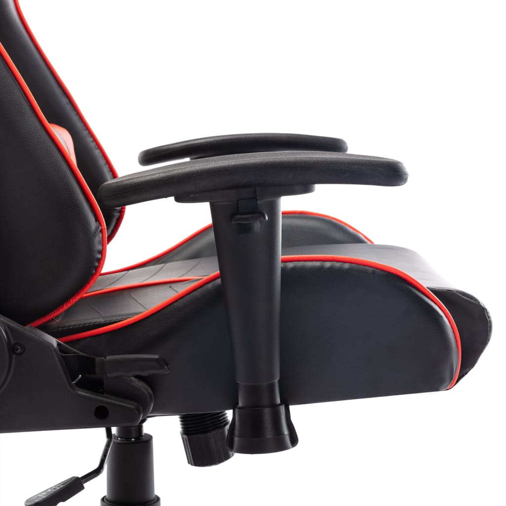 vidaXL Sedia da Gaming Rossa e Nera in Similpelle - Image 5 of 6