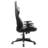 vidaXL Sedia da Gaming Nera e Bianca in Similpelle - Image 4 of 10