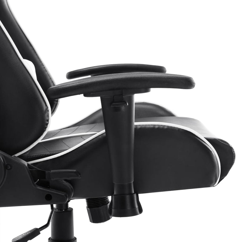 vidaXL Sedia da Gaming Nera e Bianca in Similpelle - Image 9 of 10
