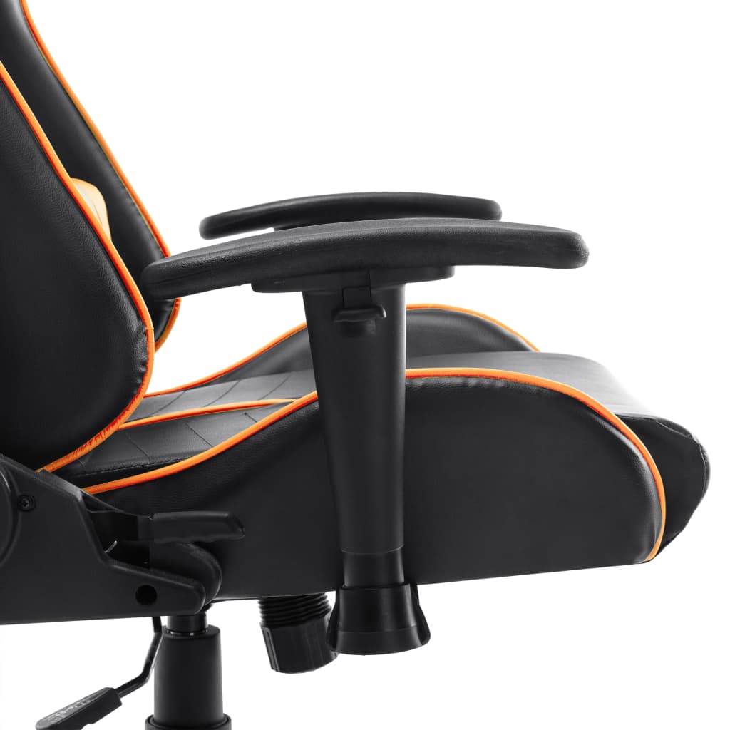 vidaXL Sedia da Gaming Nera e Arancione in Similpelle - Image 5 of 6