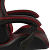 vidaXL Sedia da Gaming Nero e Rosso Vino in Similpelle - Image 3 of 4