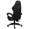 vidaXL Sedia da Gaming con Poggiapiedi Blu e Nera in Similpelle - Image 2 of 4