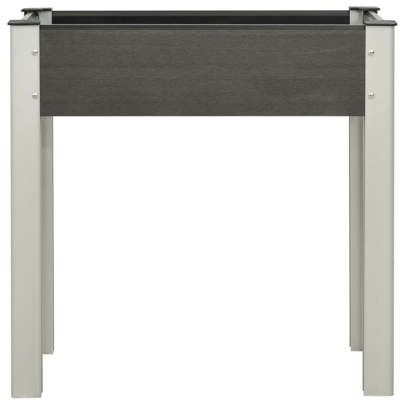 vidaXL Jardinera Elevada de Jardín de WPC 75x40x75 cm Gris - Image 1 of 4