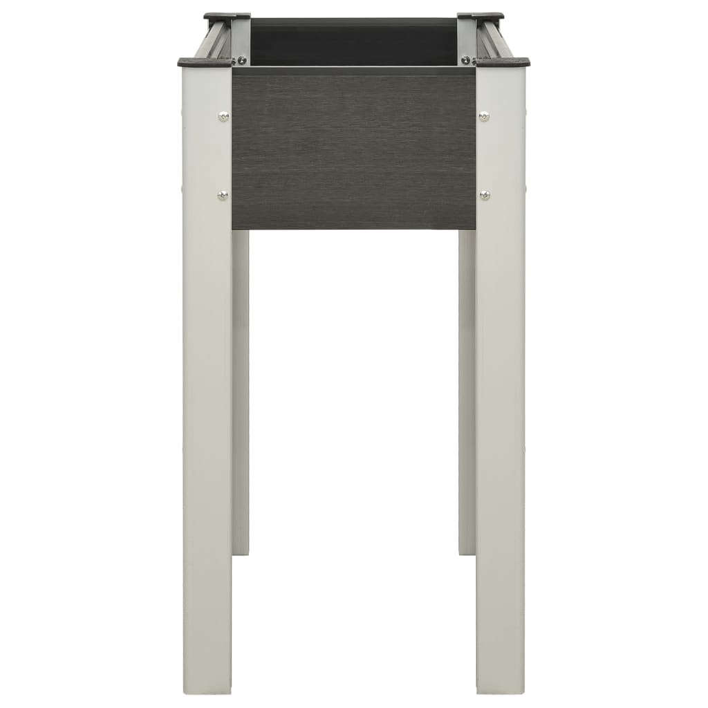 vidaXL Jardinera Elevada de Jardín de WPC 75x40x75 cm Gris - Image 2 of 4