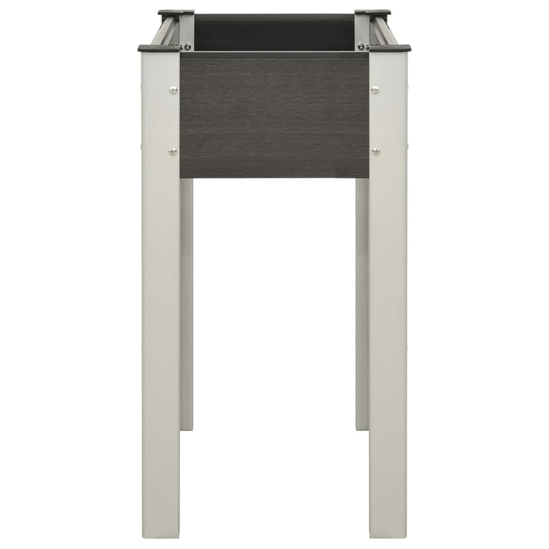 vidaXL Jardinera Elevada de Jardín de WPC 75x40x75 cm Gris - Image 2 of 4