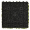 vidaXL Piastrelle in Erba Sintetica Polietilene 11 pz 30x30 cm Verde - Image 4 of 7