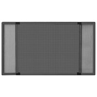 vidaXL Extendable Fly Screen for Windows, Aluminum and Fiberglass (75-143)x50 cm Anthracite