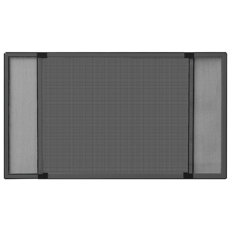vidaXL Zanzariera Allungabile per Finestre Antracite (100-193)x75 cm - Image 1 of 9